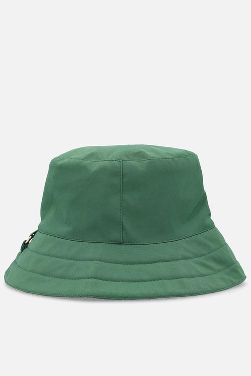 NYLON/CANVAS HAT   - GREEN