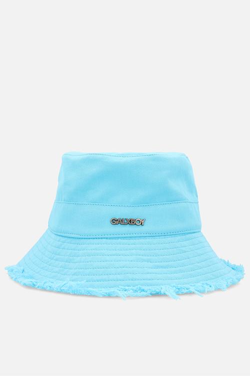 WASHED COTTON HAT - BLUE