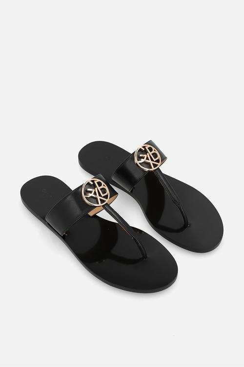 GXB THONG SANDAL  - BLACK