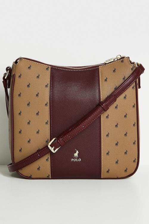 Sonora crossbody bag - burgundy