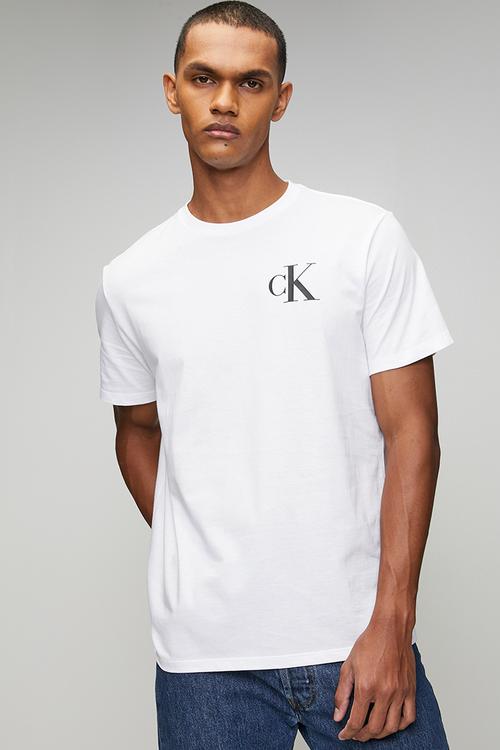 Short sleeve 30S Eu Left Chest Logo Tee - Bright White