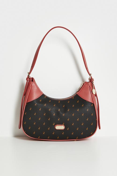 Kelsey shoulder bag - brown
