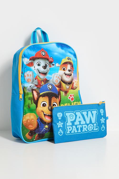 Paw patrol believe it backpack & pencil bag - blue 