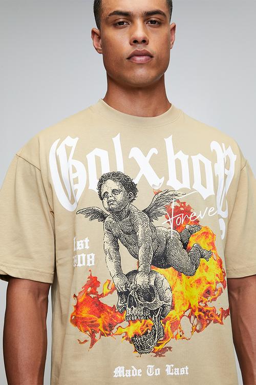 ANGEL T-SHIRT  - BEIGE