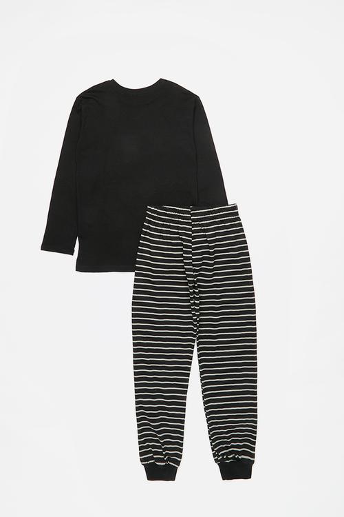 Pj set - black & grey