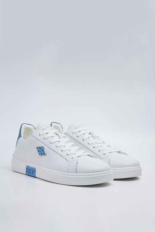 Polys Rhombus - White Blue