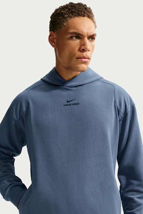 Nike Pro Dri-FIT Mid Layer Training Hoodie - Blue
