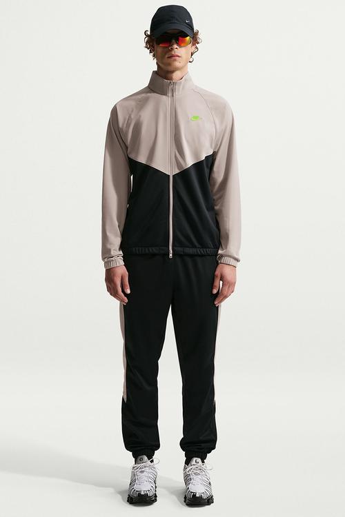 NSW Windrunner Poly-Knit Tracksuit Set -  Black/Moon