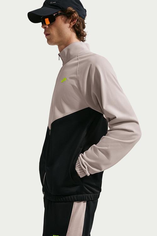 NSW Windrunner Poly-Knit Tracksuit Set -  Black/Moon