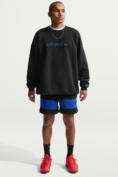 NSW Club BB Oversized JDI Crew Sweatshirt - Black