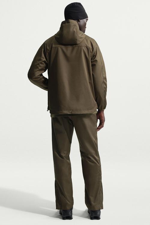 NSW  Shox Men's Woven Half-Zip Jacket - Dark Khaki