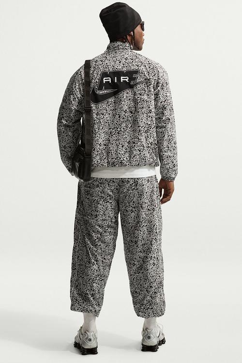 Nike Air Woven All Over Print Jacket - Blk/Wht/Multi