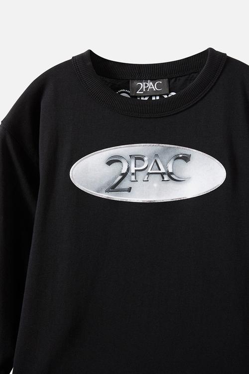 License Long Sleeve Tee - Lcn Bra Washed Black/Tupac