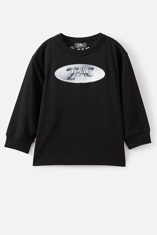 License Long Sleeve Tee - Lcn Bra Washed Black/Tupac