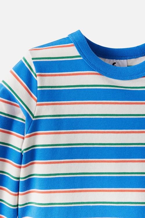 Dreamdrift Long Sleeve Pj Set - Taylor Stripe/Harbour Blue