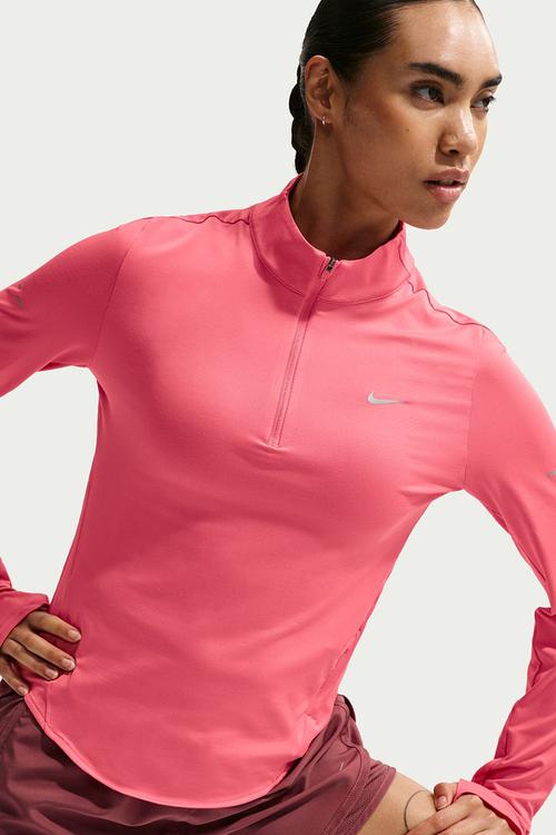 W Nk Swift Df Uv Hz Top - Sea Coral/Reflective Silv