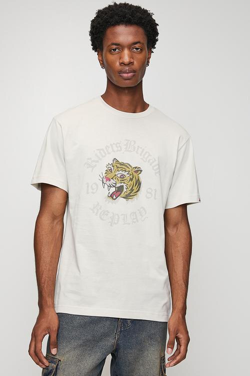 Tiger Graphic T-Shirt – White