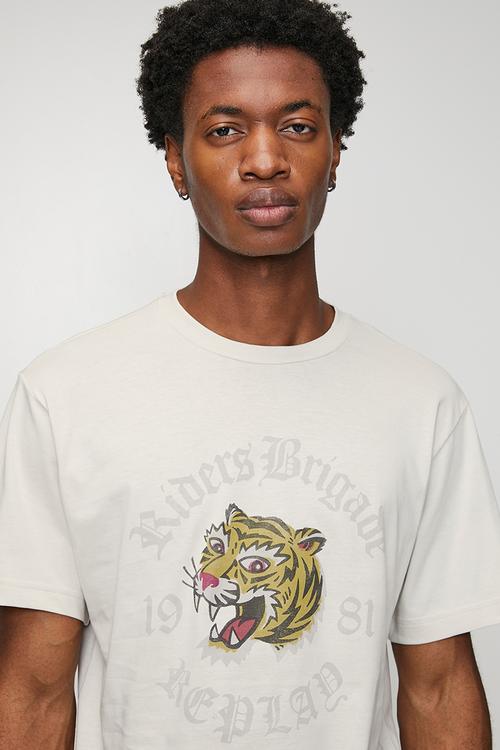 Tiger Graphic T-Shirt – White