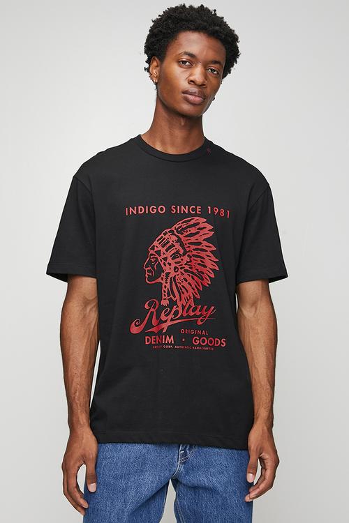 Piece dyed heavy cotton jersey - black 