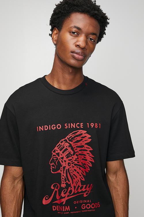 Piece dyed heavy cotton jersey - black 