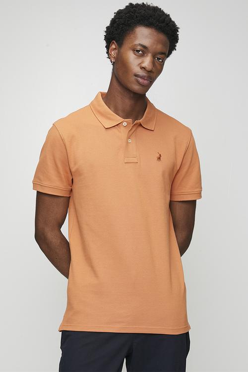 Carter Essential Pique Ss Golfer - Orange