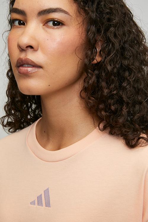 W 3S Sj Bf T - Blush Pink/White