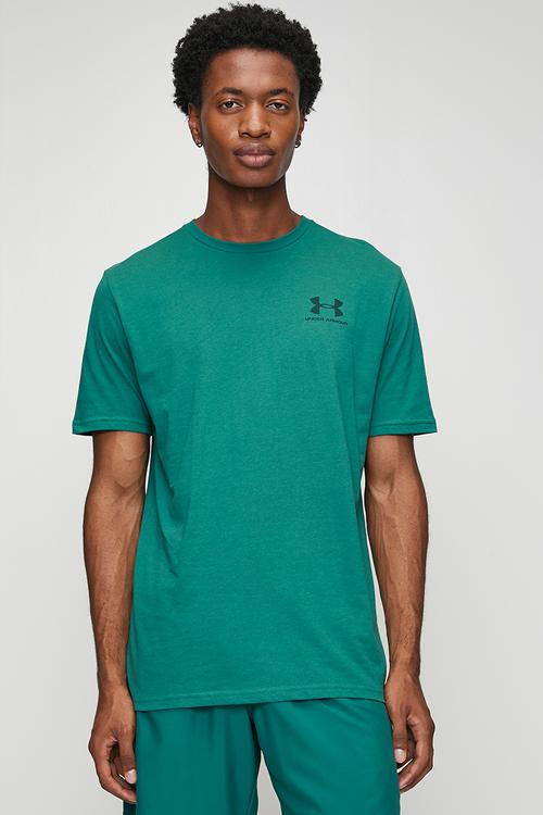 UA Sportstyle LC short sleeve tee - rack green & arden green