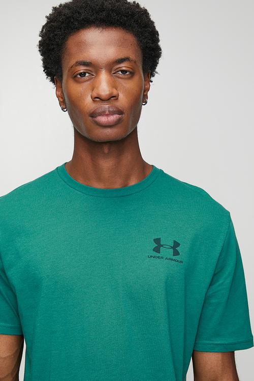 UA Sportstyle LC short sleeve tee - rack green & arden green