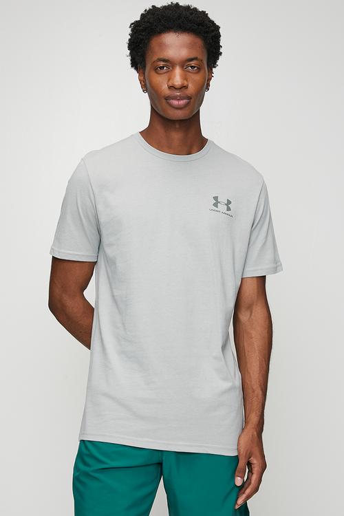 UA Sportstyle LC short sleeve tee - Titanium & Clay Green