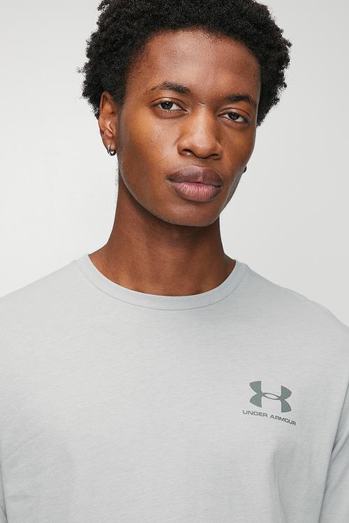 UA Sportstyle LC short sleeve tee - Titanium & Clay Green
