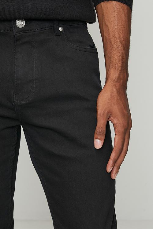 Denim Skinny Fit Jean Long Length - Black