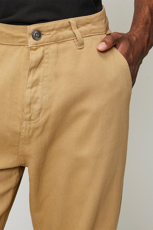 Colour Denim Loose Fit Jean Long Length - Dk Stone