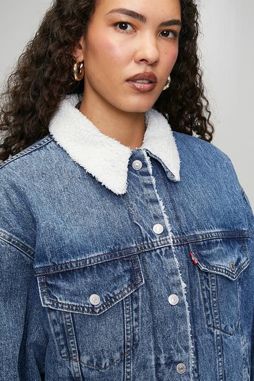 90s Sherpa trucker za - inner adventurer