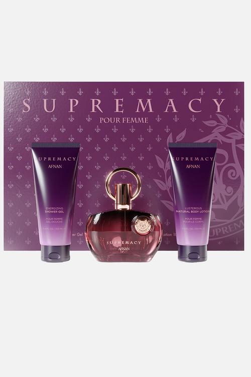 Afnan Supremacy Purple 3 Piece Gift Set Edp - 100ml