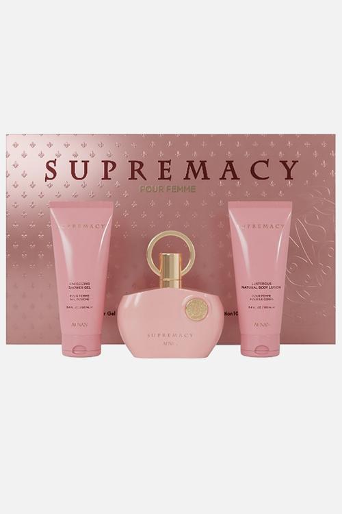 Afnan Supremacy Pink 3 Piece Gift Set Edp - 100ml