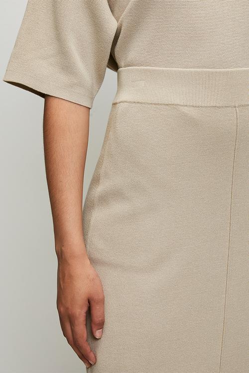 Wmn Tiffany Knit Skirt - Oatmeal