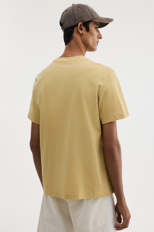 Regular fit T-shirt - yellow