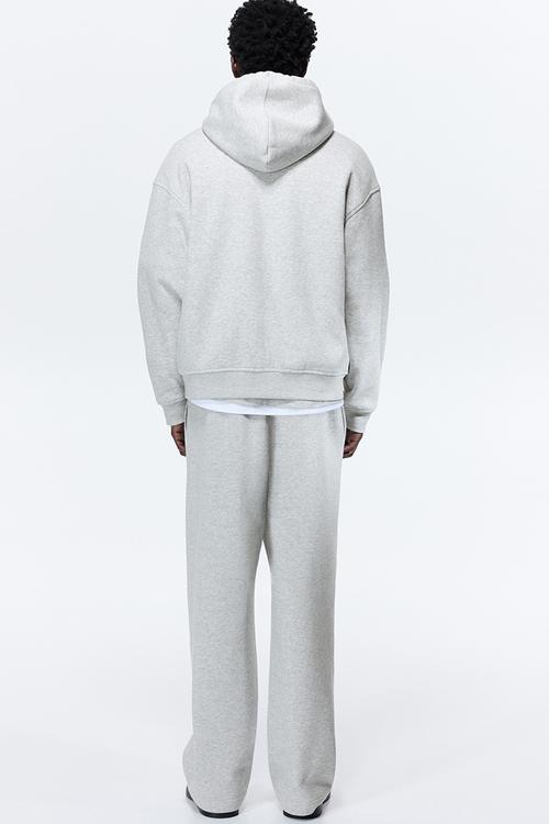 Loose fit sweatpants - light grey marl
