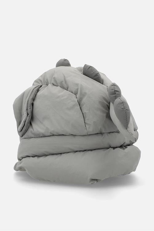 Novelty quilted aviator hat - grey