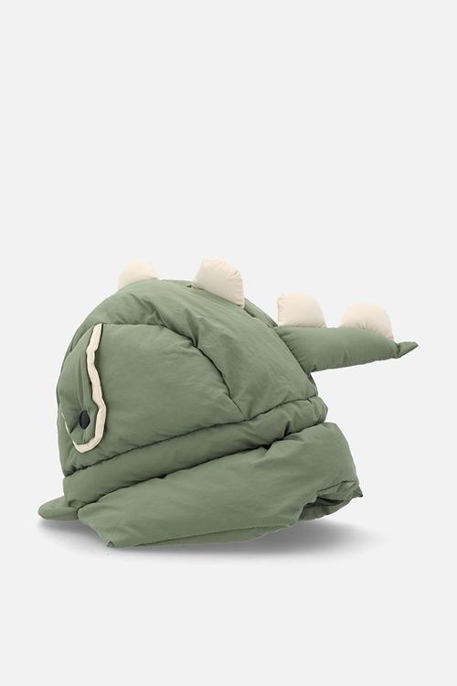 Novelty quilted aviator hat - dark khaki
