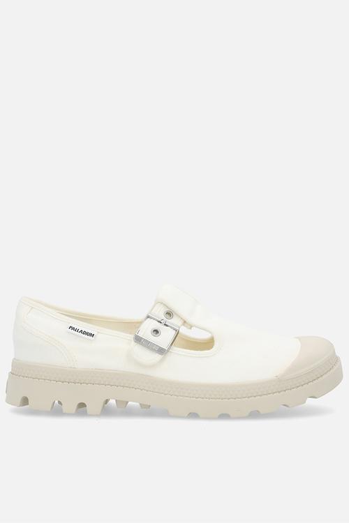 Pampa mary-jane washed - soft white