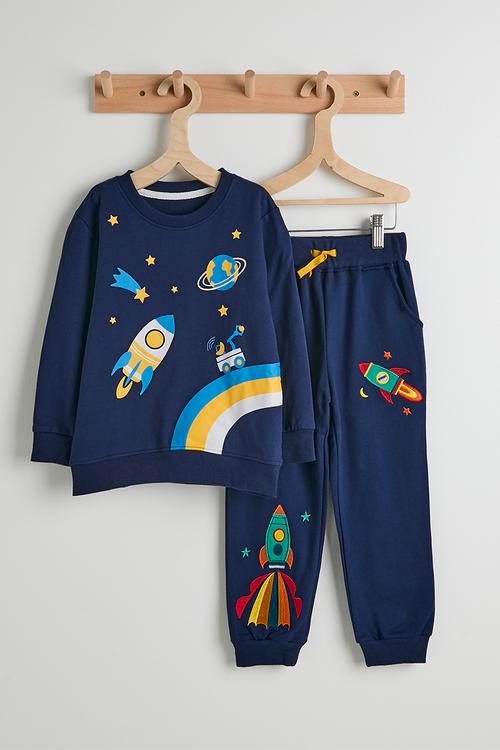 Sweat top & joggers - navy/outer space