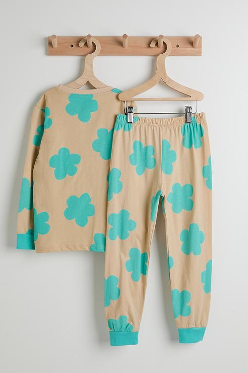 Placement print pj set - floral aop