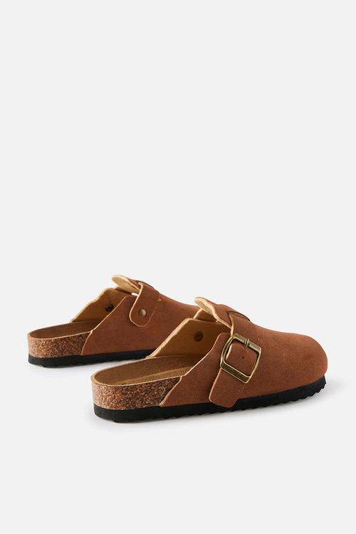 Tommy Buckle Slide -Tan