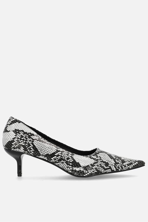 Oceana court heel - black/white