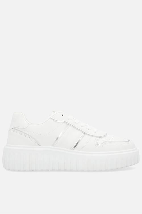 Myra sneaker - white & silver
