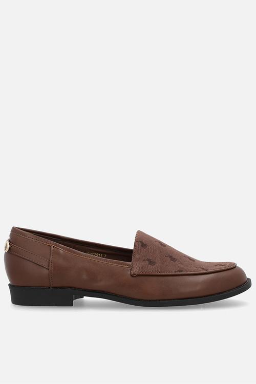 Jacquard loafer - brown