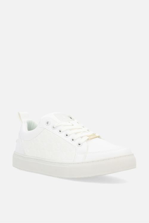 Block monogram sneaker - white