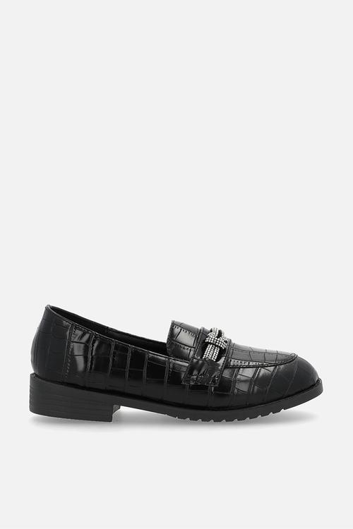 Penny loafers - black