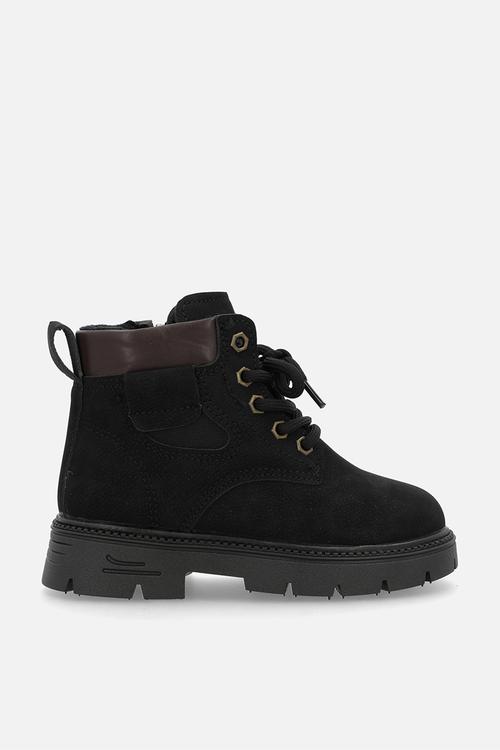 Lace-up boots - black